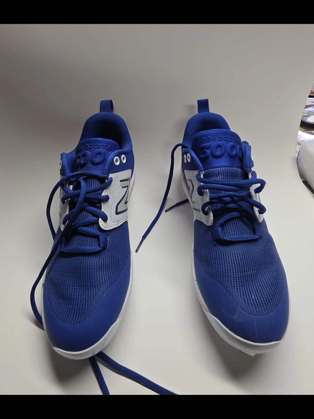 New Balance Royal Blue Spikes, Size 7.5